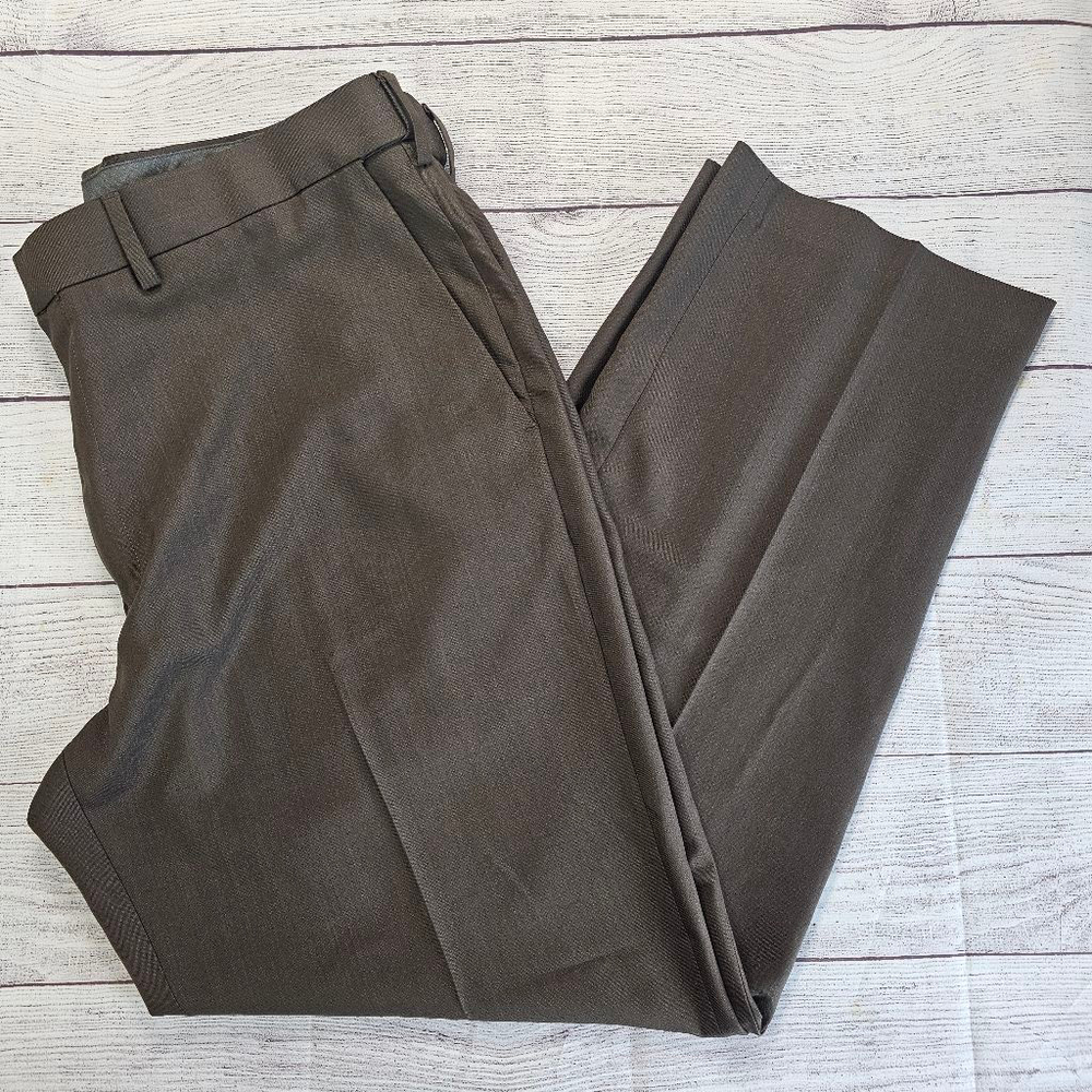 Haggar 38x30 dark brown work pants